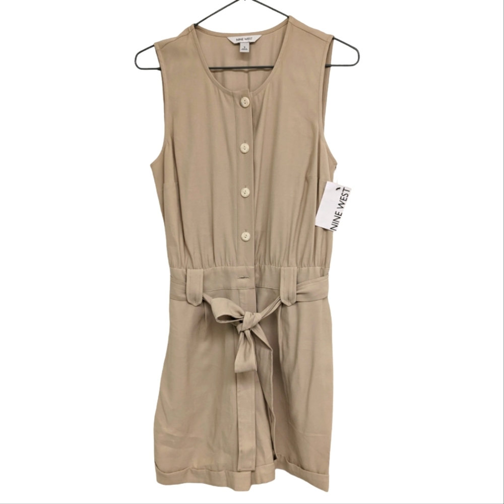 Nine West Button Front Romper